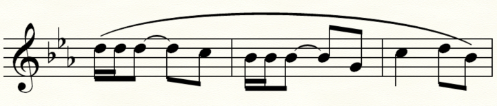 レガートで練習